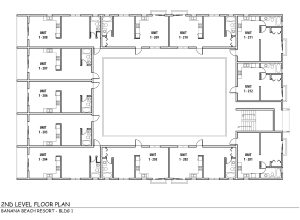 Banana's Building 1 - 2nd Level Floor Plan