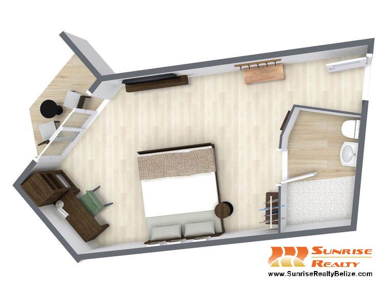 Banana's Hotel Suites - 3d Floor Plan
